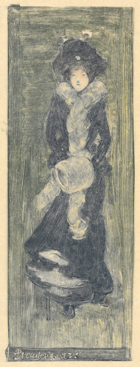 Lady Su Hui i jej wiersze logiczne autorstwa Maurice Brazil Prendergast