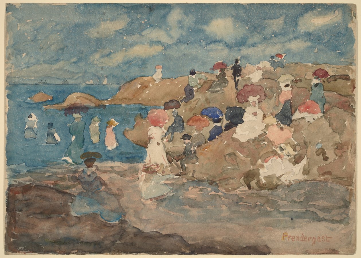 Revere Beach autorstwa Maurice Prendergast