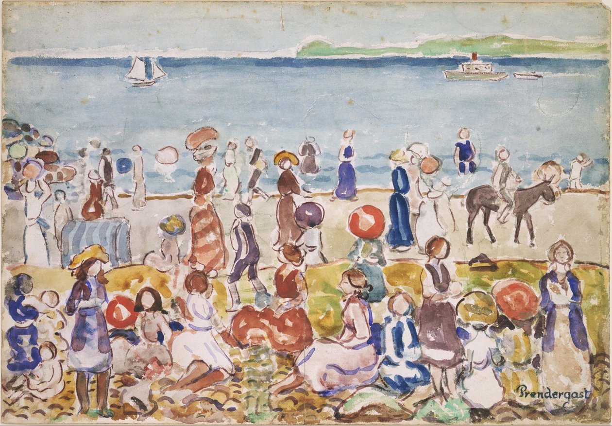 Plaża Revere nr 2 autorstwa Maurice Prendergast