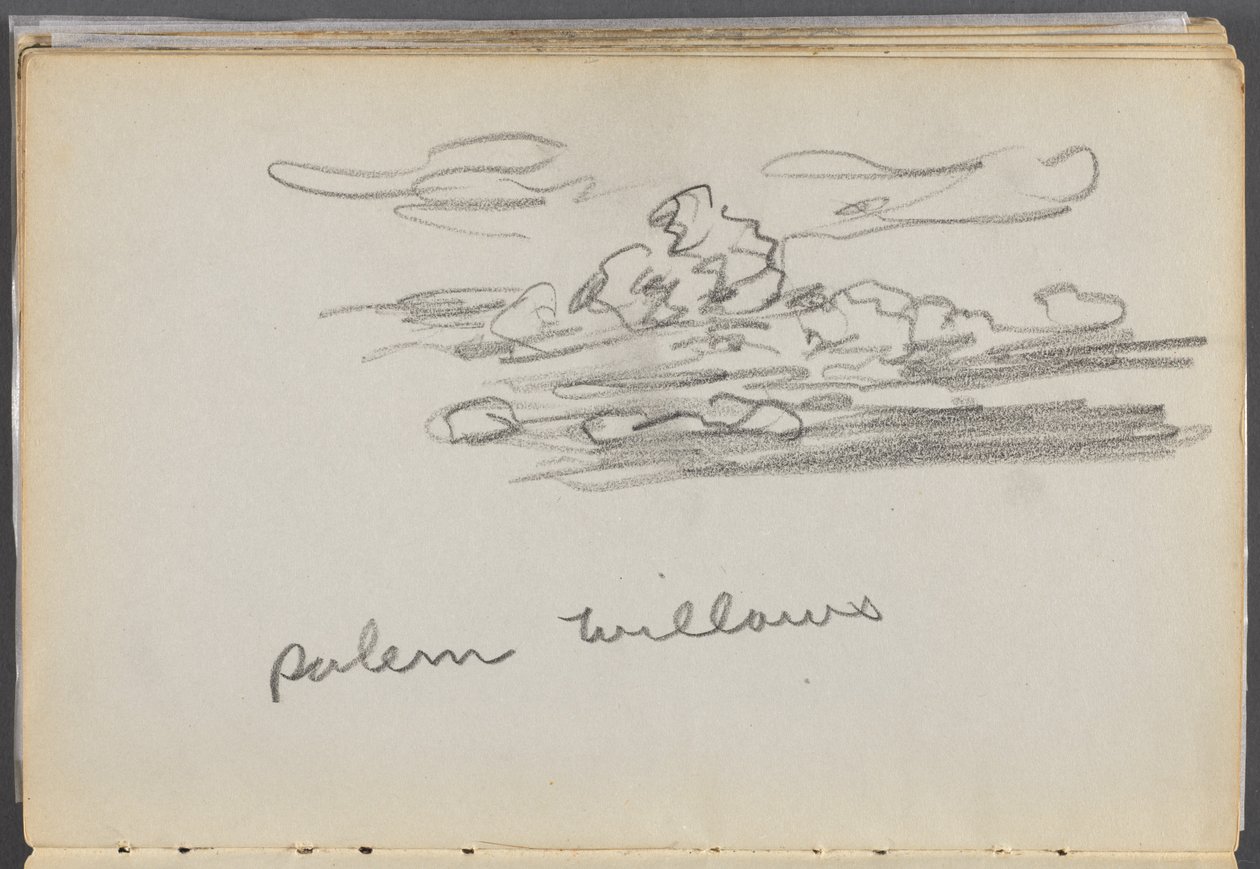 Szkicownik, The Dells, nr 127, strona 184: "Wierzby Salem" autorstwa Maurice Prendergast