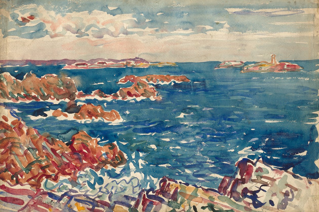 Skaliste wybrzeże autorstwa Maurice Prendergast
