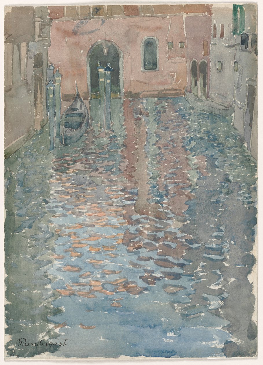 Kanały weneckie autorstwa Maurice Prendergast