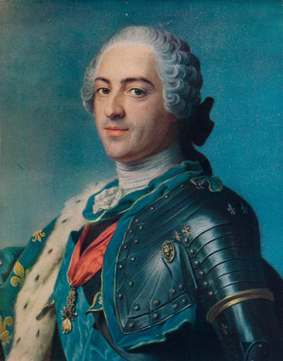 Ludwik XV, 1748 autorstwa Maurice Quentin de La Tour