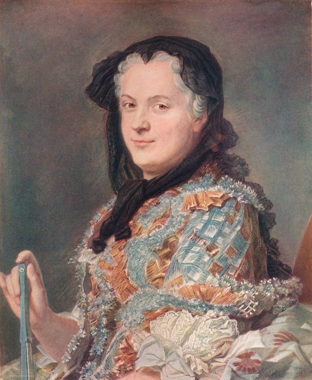 Maria Łęczyńska, ok. 1748. autorstwa Maurice Quentin de La Tour