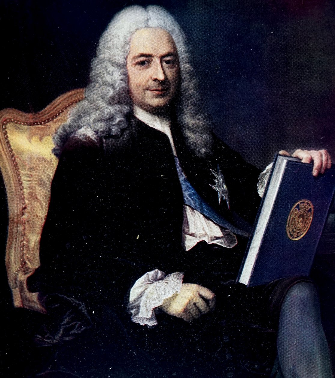 Philibert Orry autorstwa Maurice Quentin de La Tour