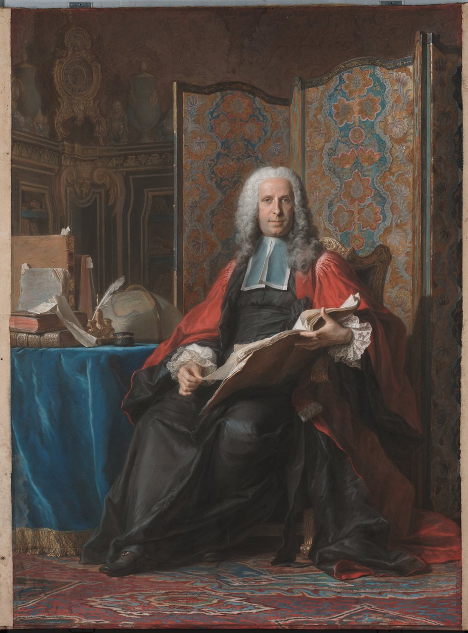 Portret Gabriela Bernarda de Rieux autorstwa Maurice Quentin de La Tour