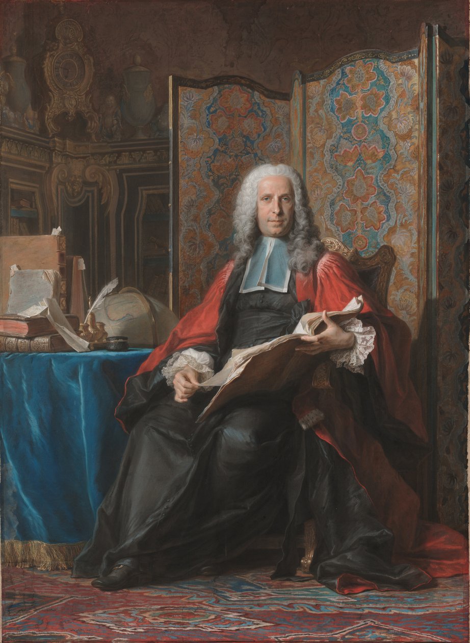 Portret Gabriela Bernarda de Rieux autorstwa Maurice Quentin de La Tour