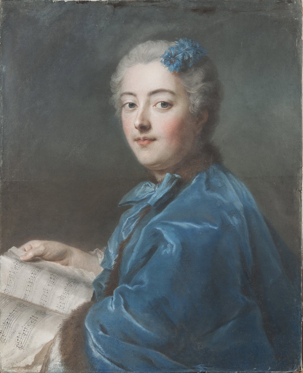 Marie Sophie de Courcillon, księżna Picquigny, księżniczka Rohanu (1713-1756), autorstwa La Toura, Maurice