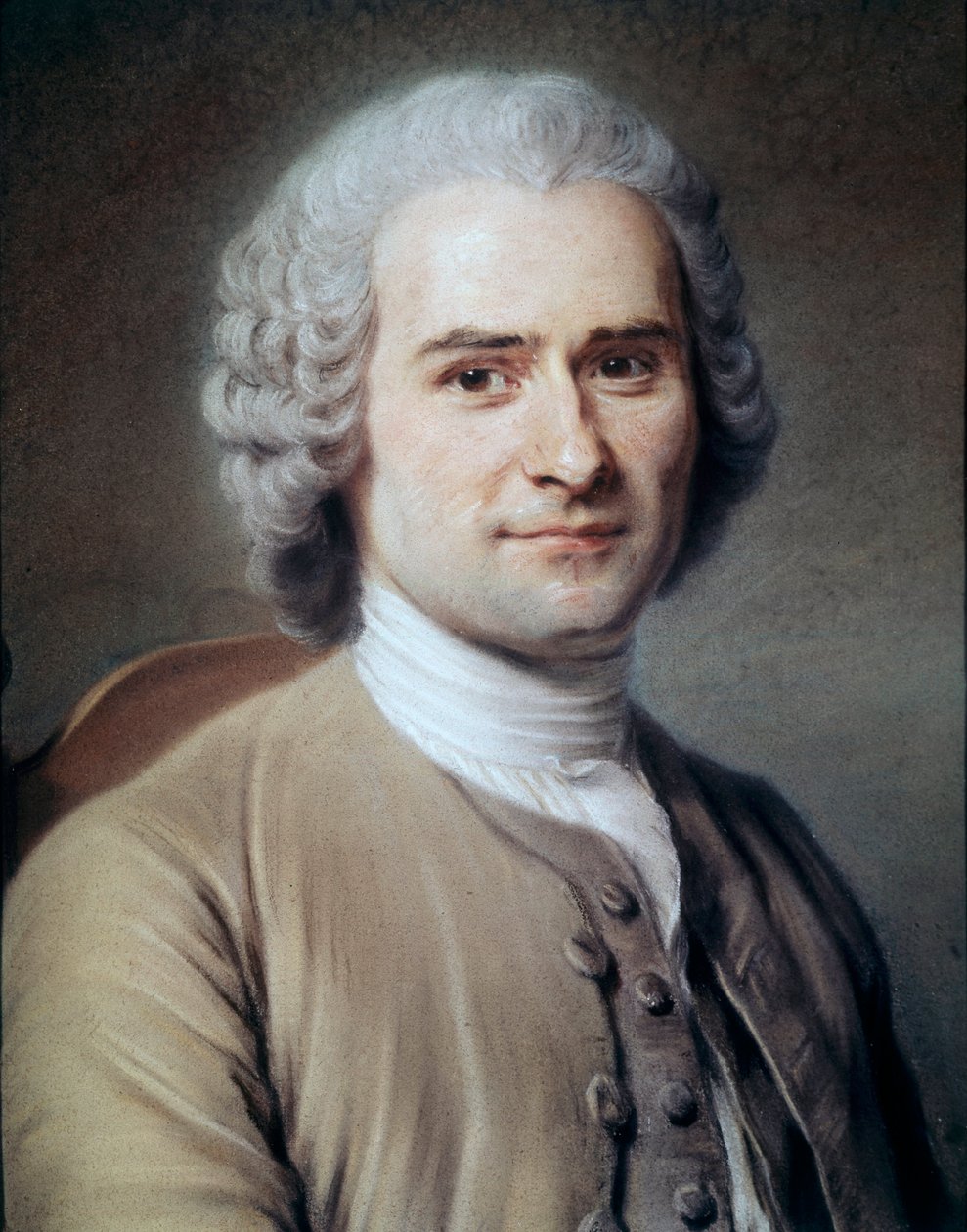 Portret Jeana Jacques’a Rousseau autorstwa Maurice Quentin de La Tour