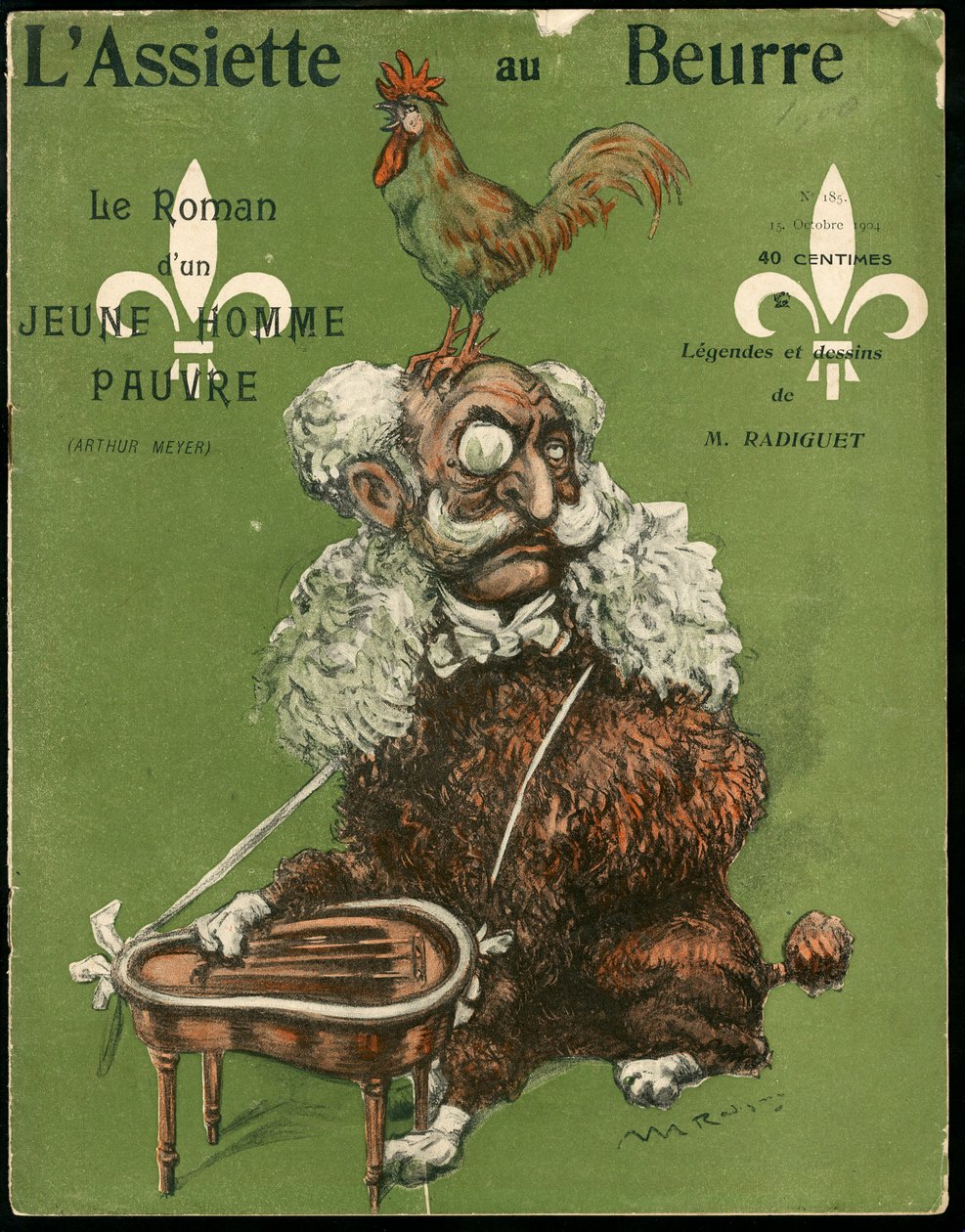 Okładka „L’Assiette au Beurre”, numer 185, Kolor satyryczny autorstwa Maurice Radiguet