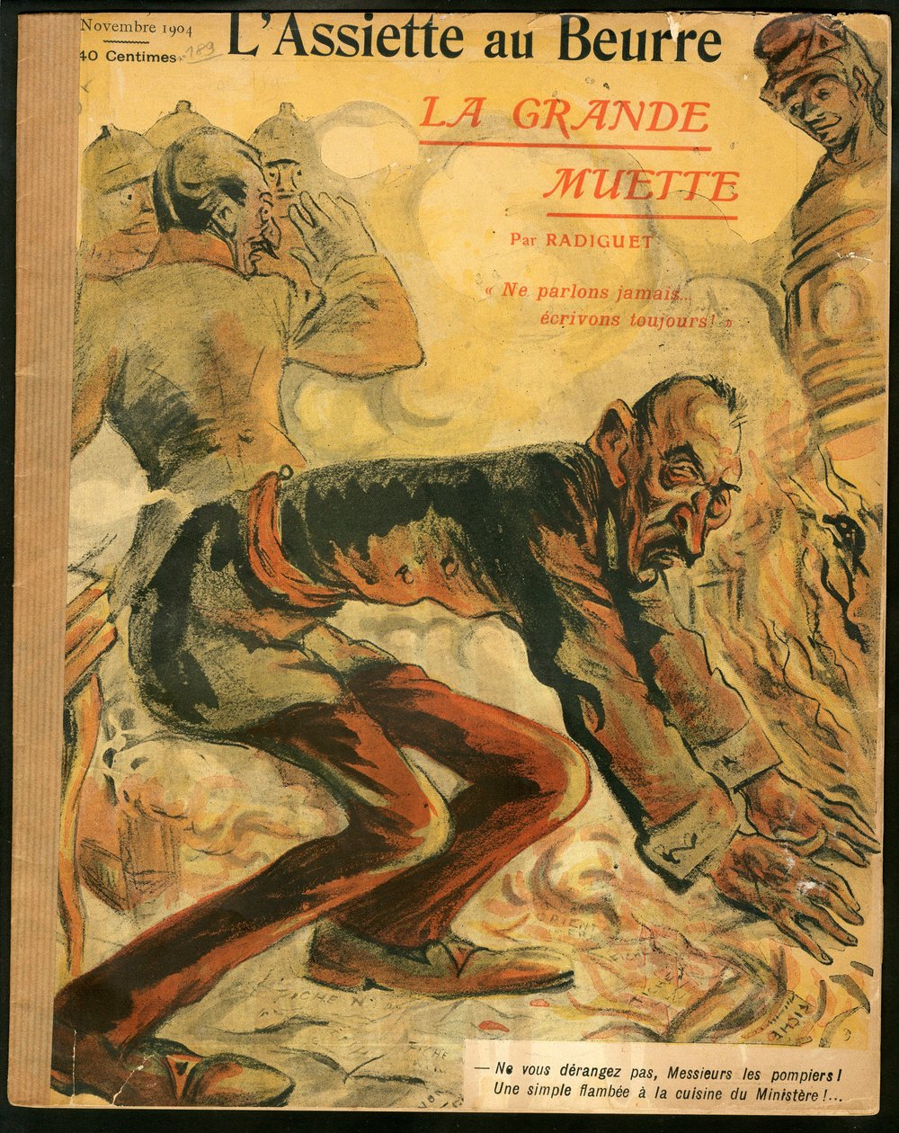 Okładka „L’Assiette au Beurre”, numer 188, Satyryczna w kolorach autorstwa Maurice Radiguet
