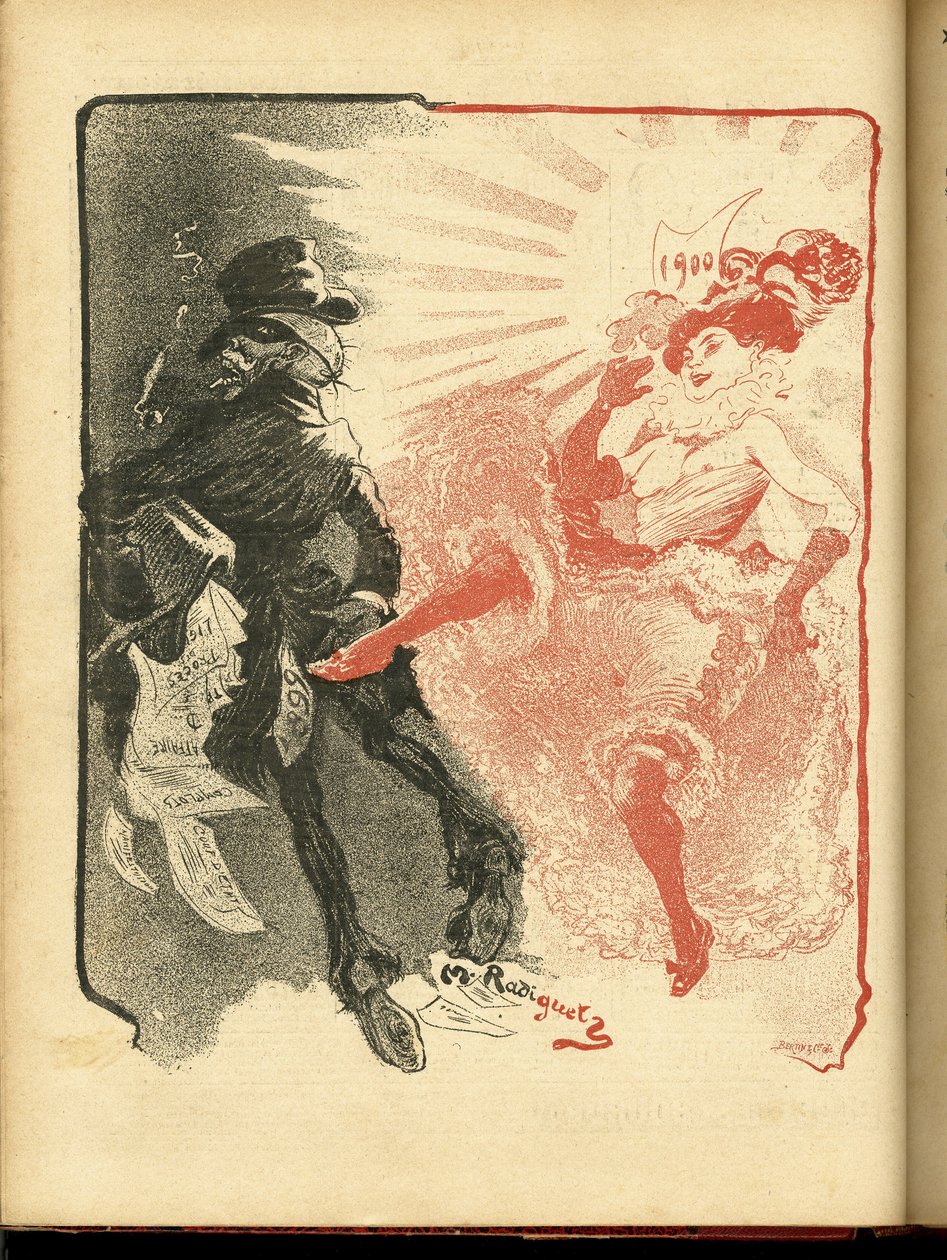 Ilustracja Maurice Radigueta (1866-1941) w Le Rire autorstwa Maurice Radiguet