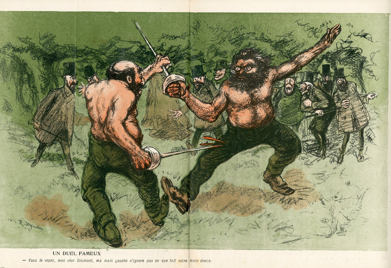 Talerz Maślany, numer 185, Satyryczny w Kolorach autorstwa Maurice Radiguet