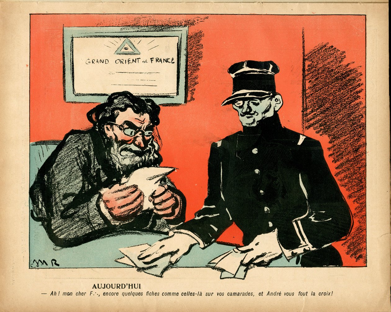 Talerz Maślany, numer 188, kolor satyryczny autorstwa Maurice Radiguet