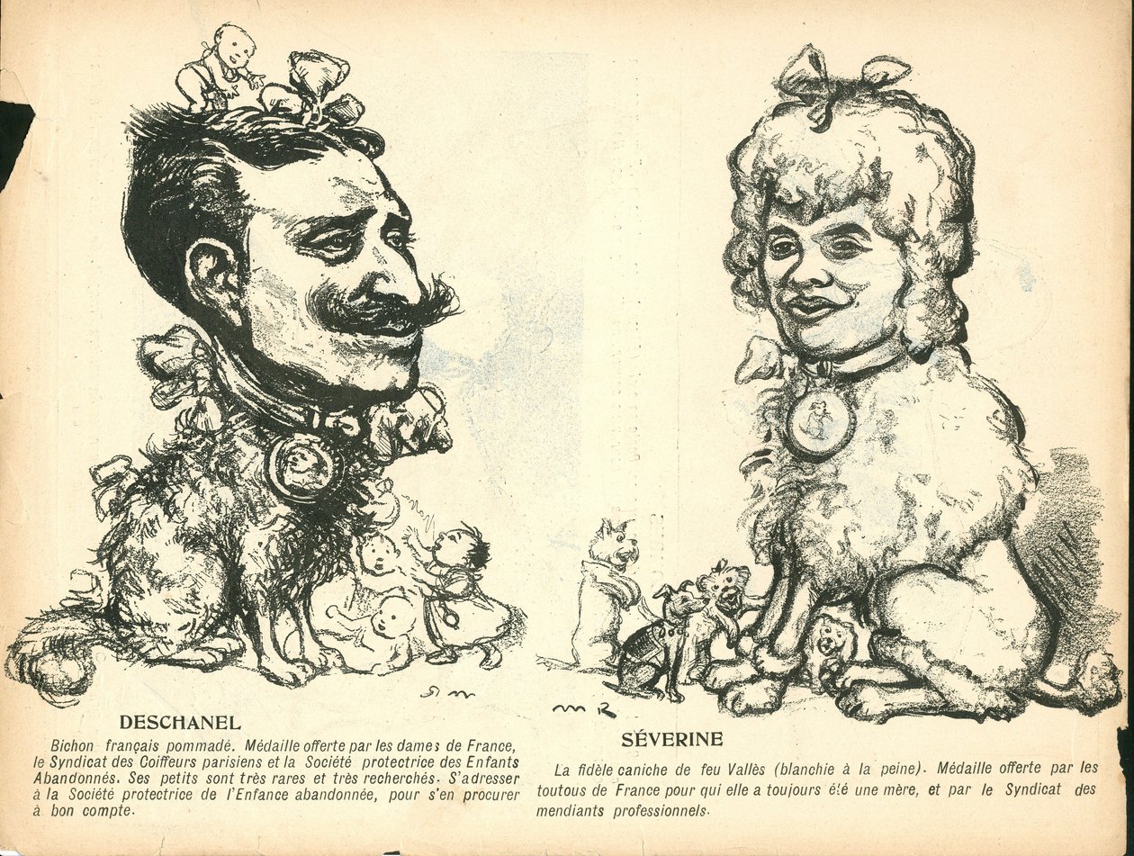 Talerz Maślany, numer 191, Satyryczny w Kolorach autorstwa Maurice Radiguet