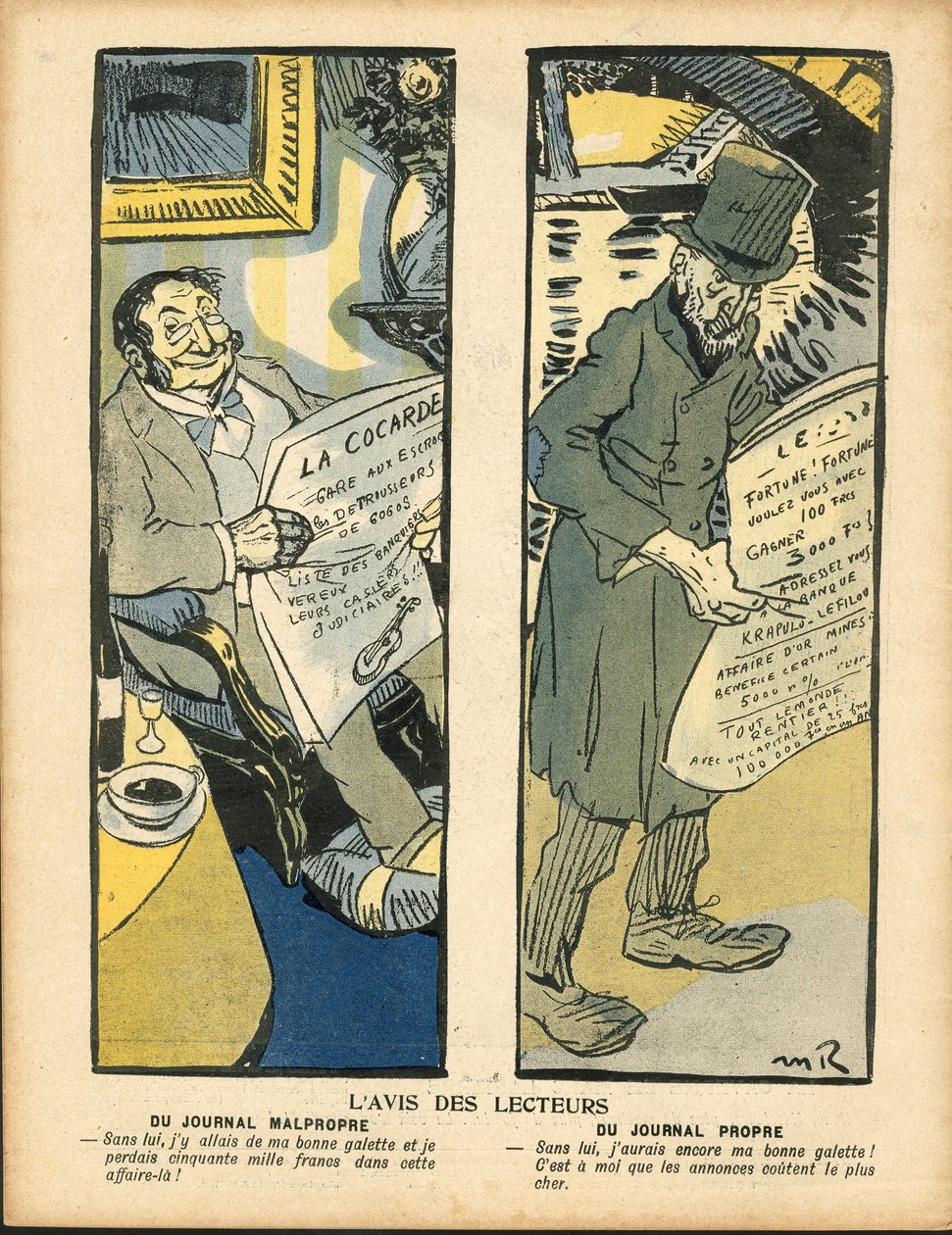Talerz Maślany, numer 264, Satyryczny w Kolorach autorstwa Maurice Radiguet