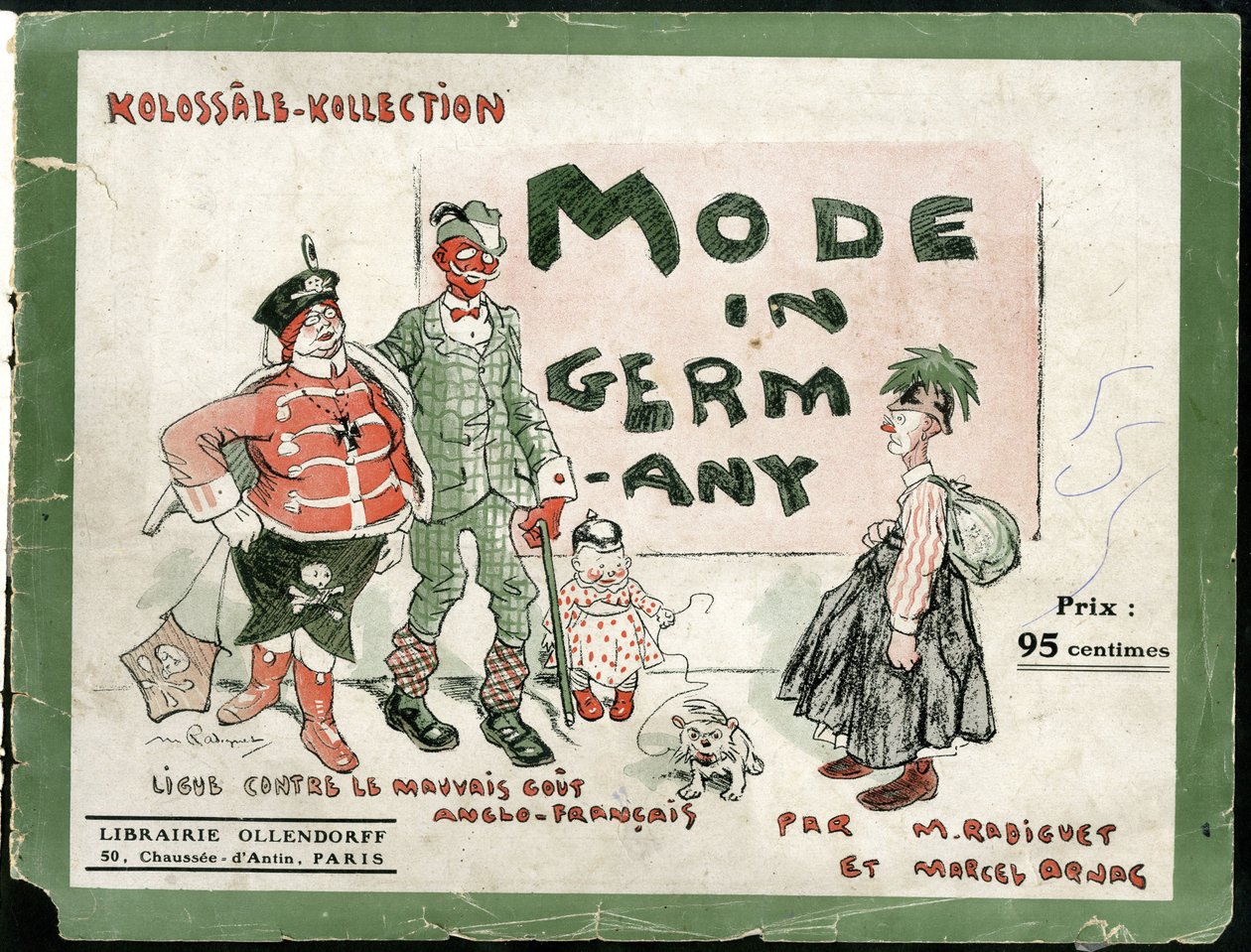 w Mode w Niemczech, ca. 1915 - Wojna 14-18, Niemcy Prusy, Moda, Brzydota autorstwa Maurice Radiguet