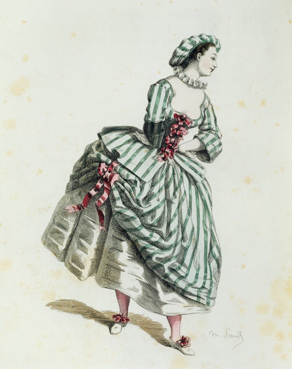 Corallina w 1744, Maurice Sand (1823-1889) autorstwa Maurice Sand