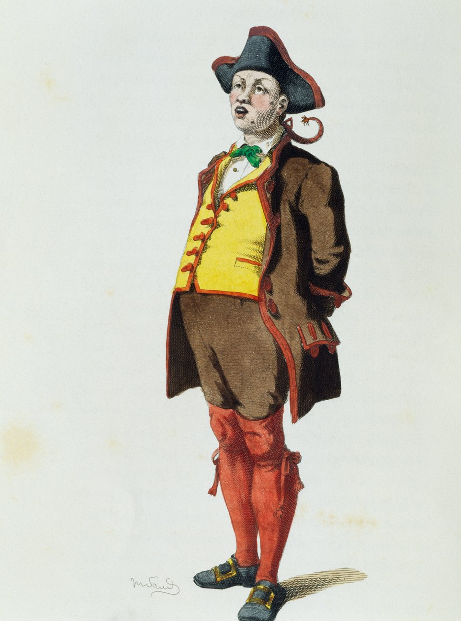 Gianduja w 1858, Maurice Sand (1823-1889) autorstwa Maurice Sand