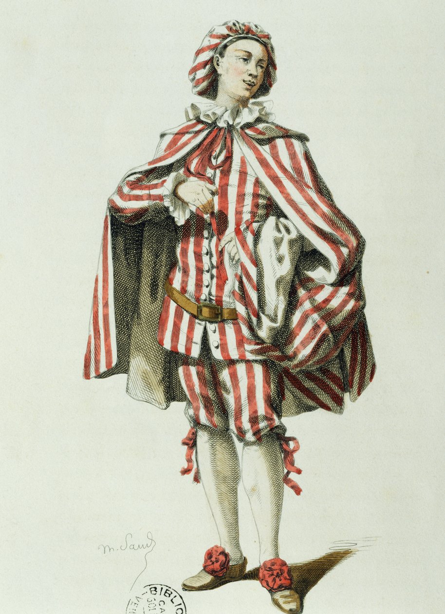 Mezzetino, Maurice Sand (1823-1889) autorstwa Maurice Sand