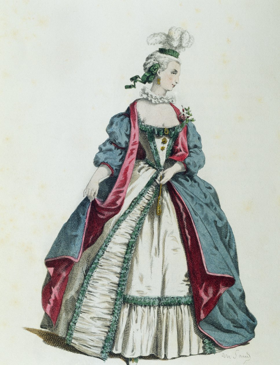 Sylwia w 1716 r., Maurice Sand (1823-1889) autorstwa Maurice Sand