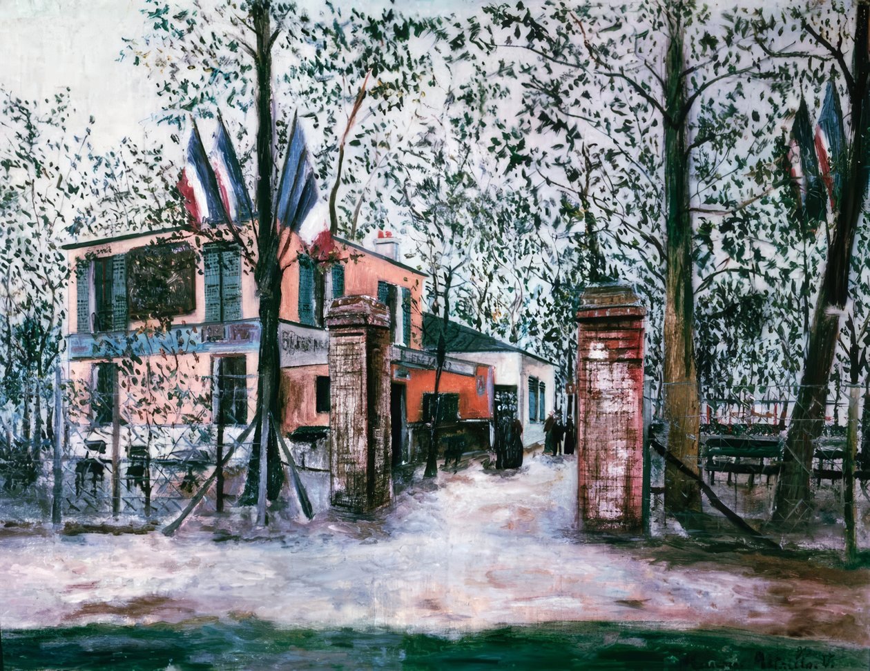 Restauracja wycieczkowa w Montmagny autorstwa Maurice Utrillo