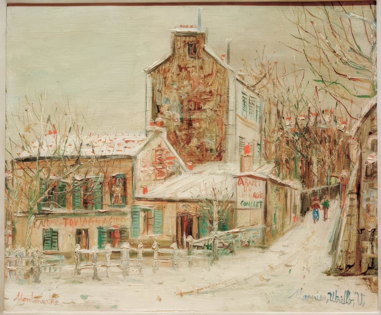 Kabaret Lapin Agile II autorstwa Maurice Utrillo