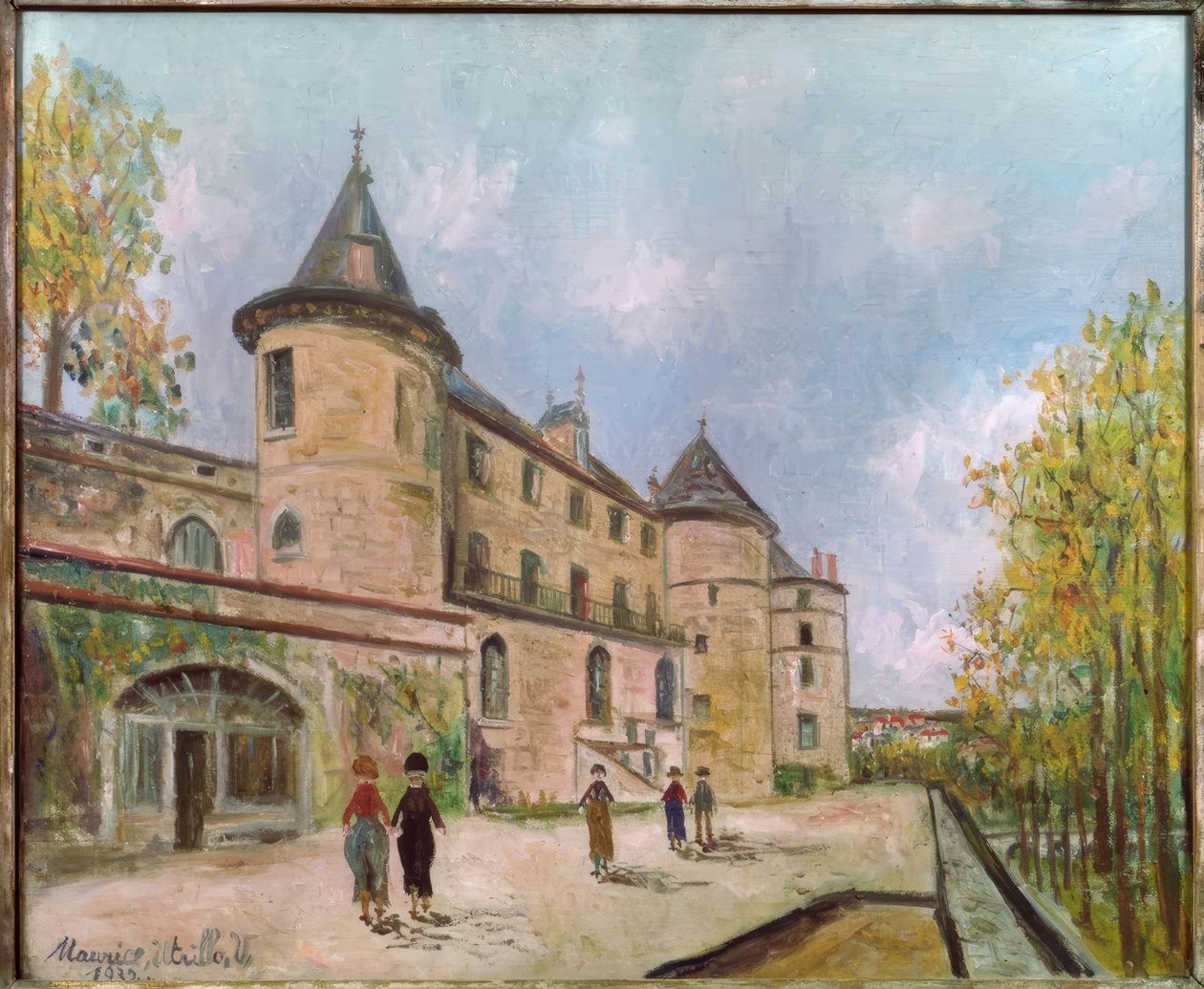 Zamek Chastellux autorstwa Maurice Utrillo