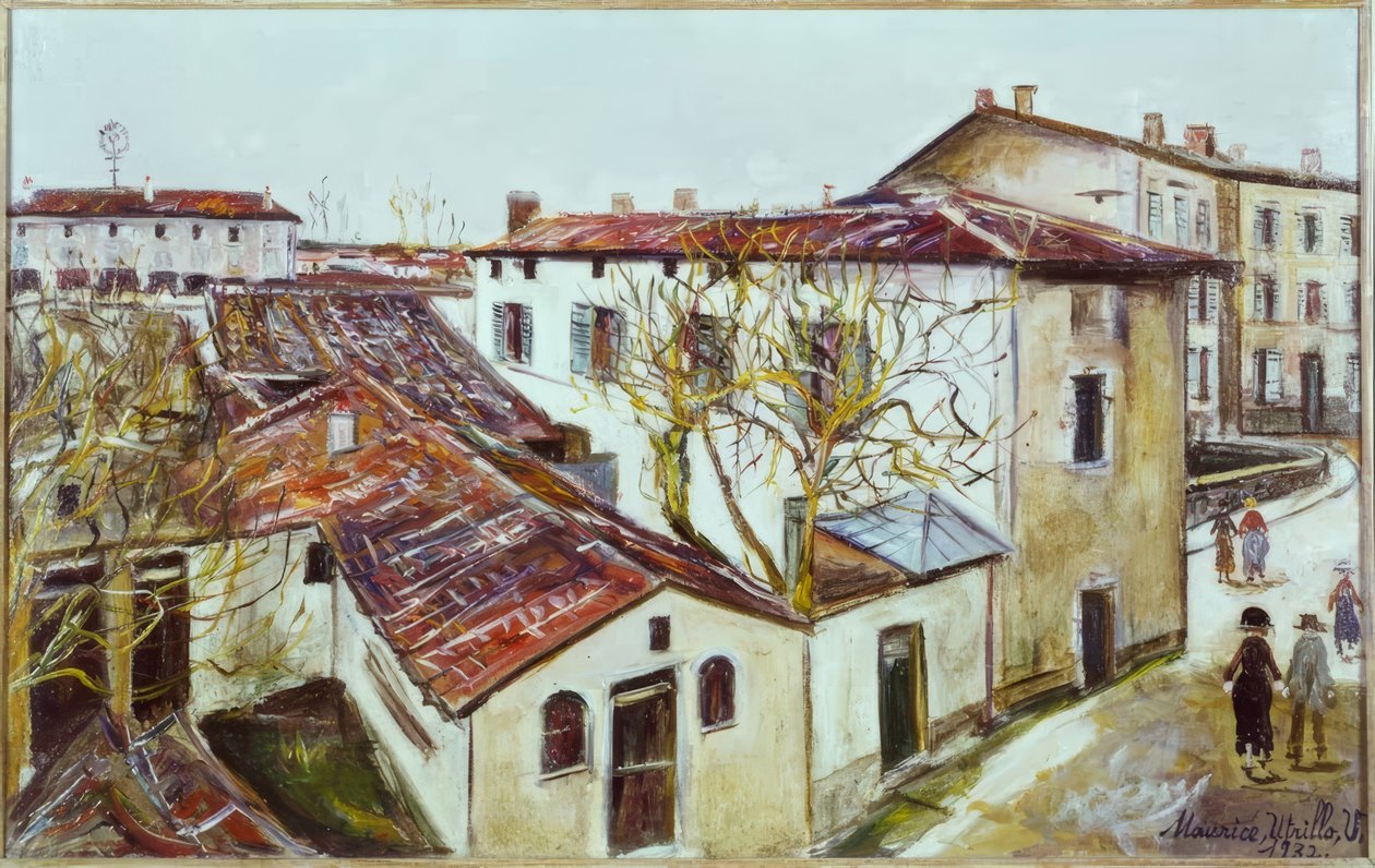 Plebania świętego księdza z Ars autorstwa Maurice Utrillo