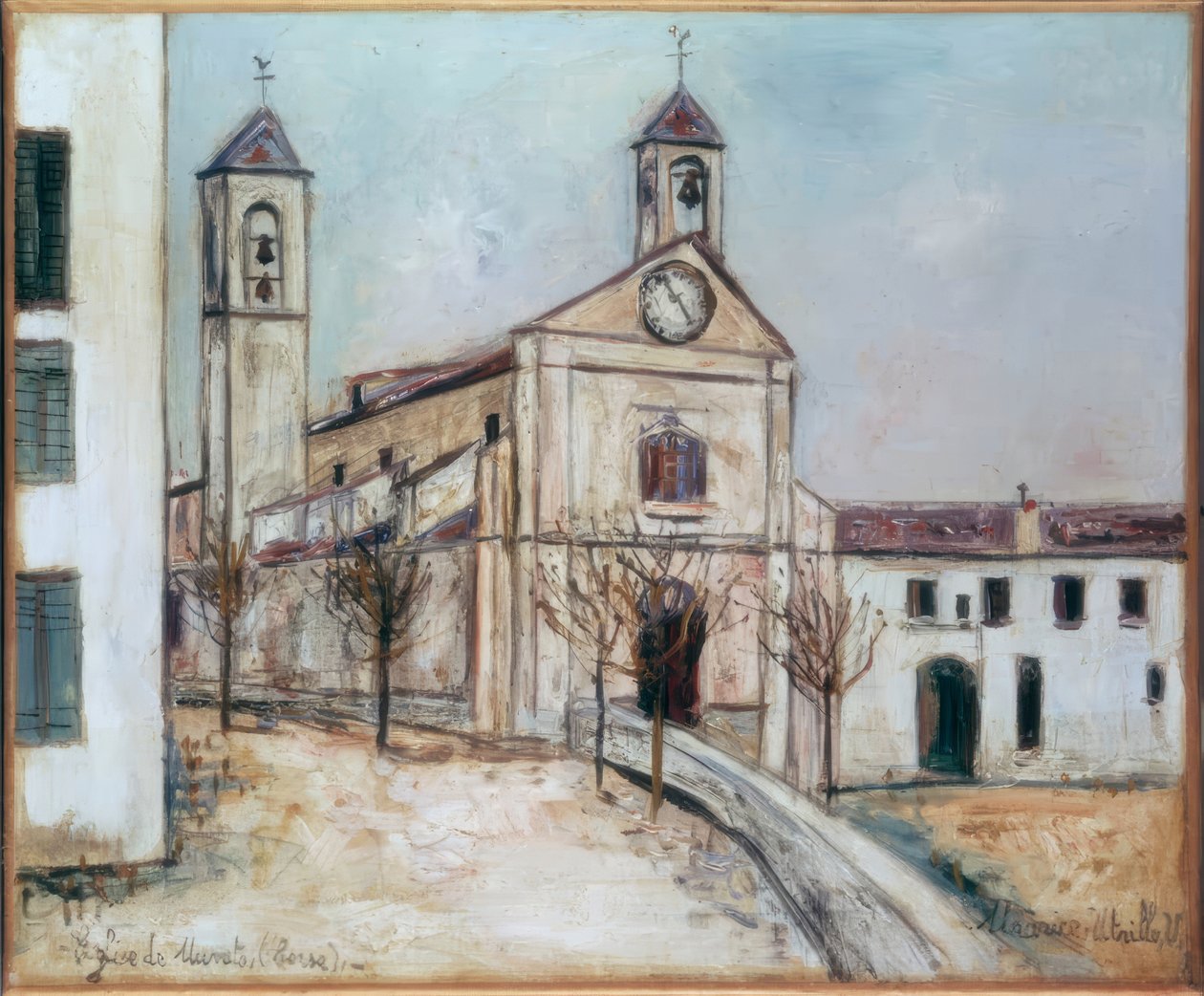 Kościół w Murato, Korsyka autorstwa Maurice Utrillo