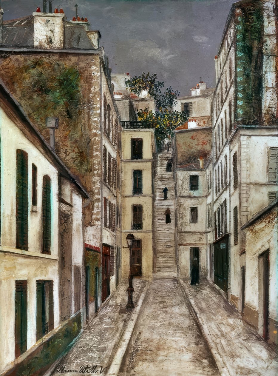 Przejście Cottin autorstwa Maurice Utrillo