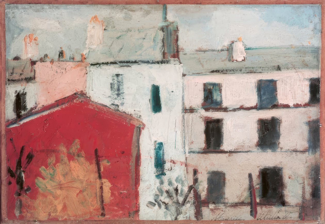 domy autorstwa Maurice Utrillo