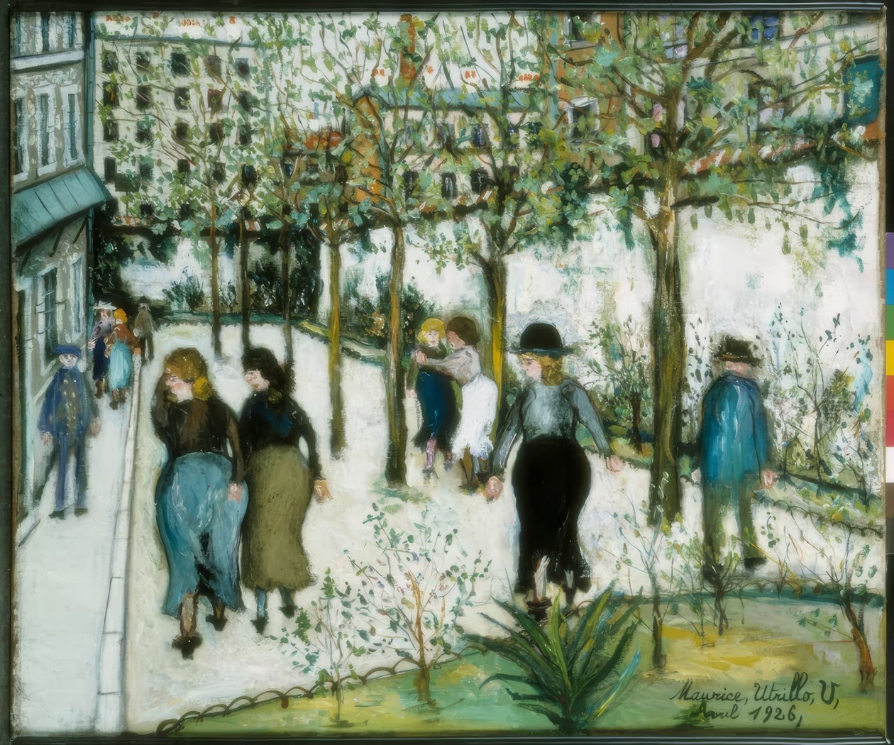 Domy w Villejuif autorstwa Maurice Utrillo