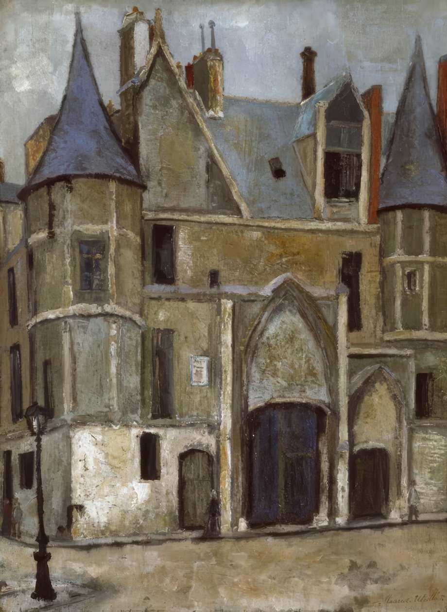 Hotel w Sens autorstwa Maurice Utrillo
