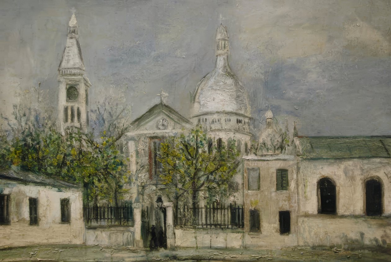 Kościół św. Piotra w Montmartre autorstwa Maurice Utrillo