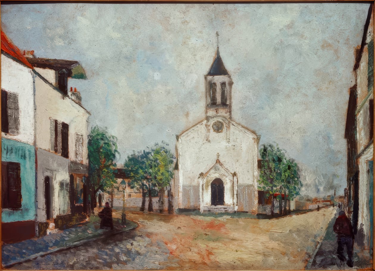 Kościół w Villanteuse autorstwa Maurice Utrillo