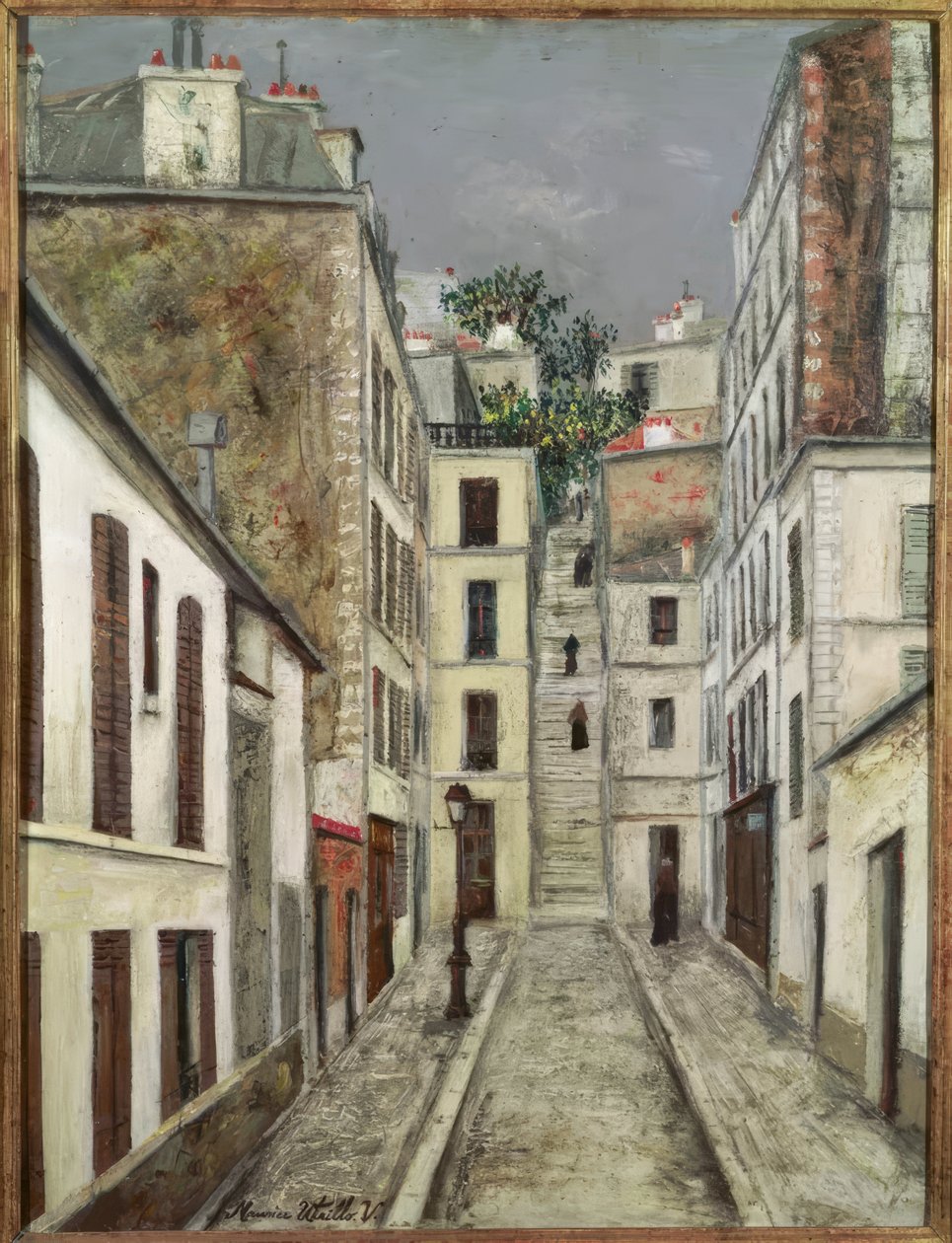 Impasse Cottin w Paryżu autorstwa Maurice Utrillo