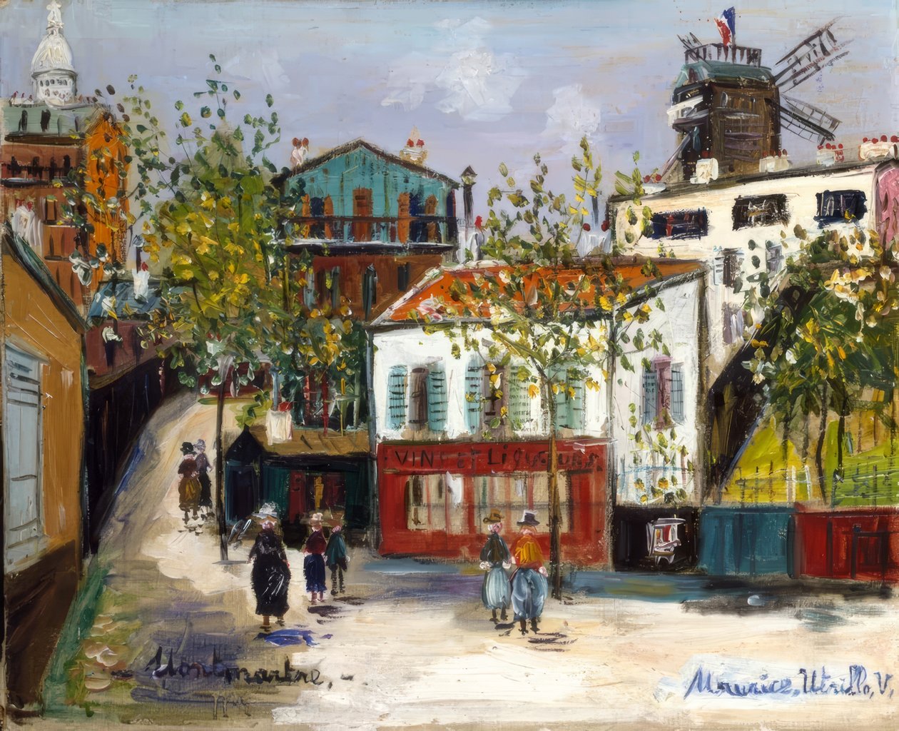 Maquis w Montmartre autorstwa Maurice Utrillo