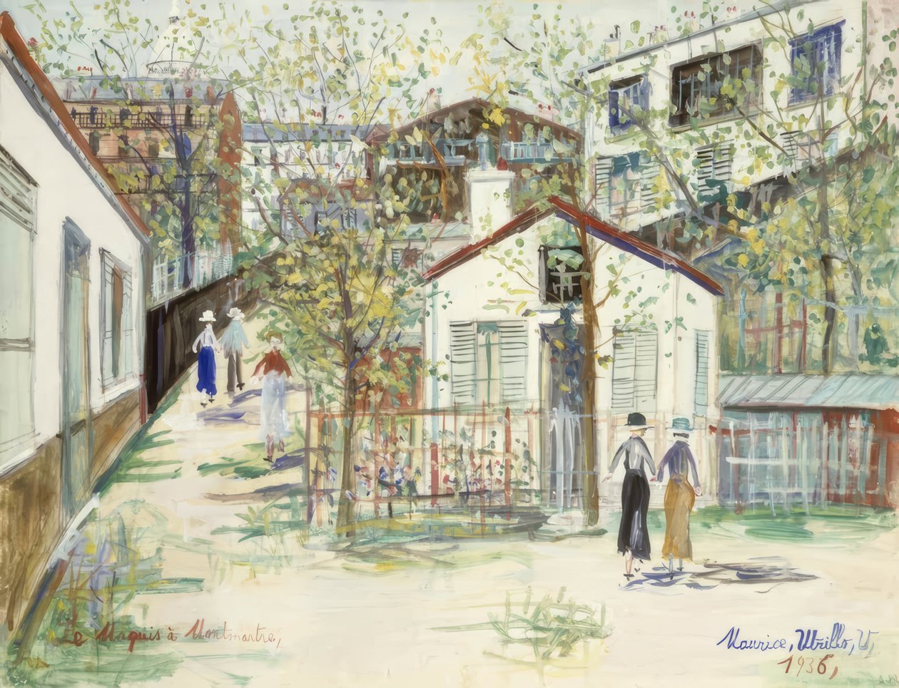 Maquis w Montmartre autorstwa Maurice Utrillo