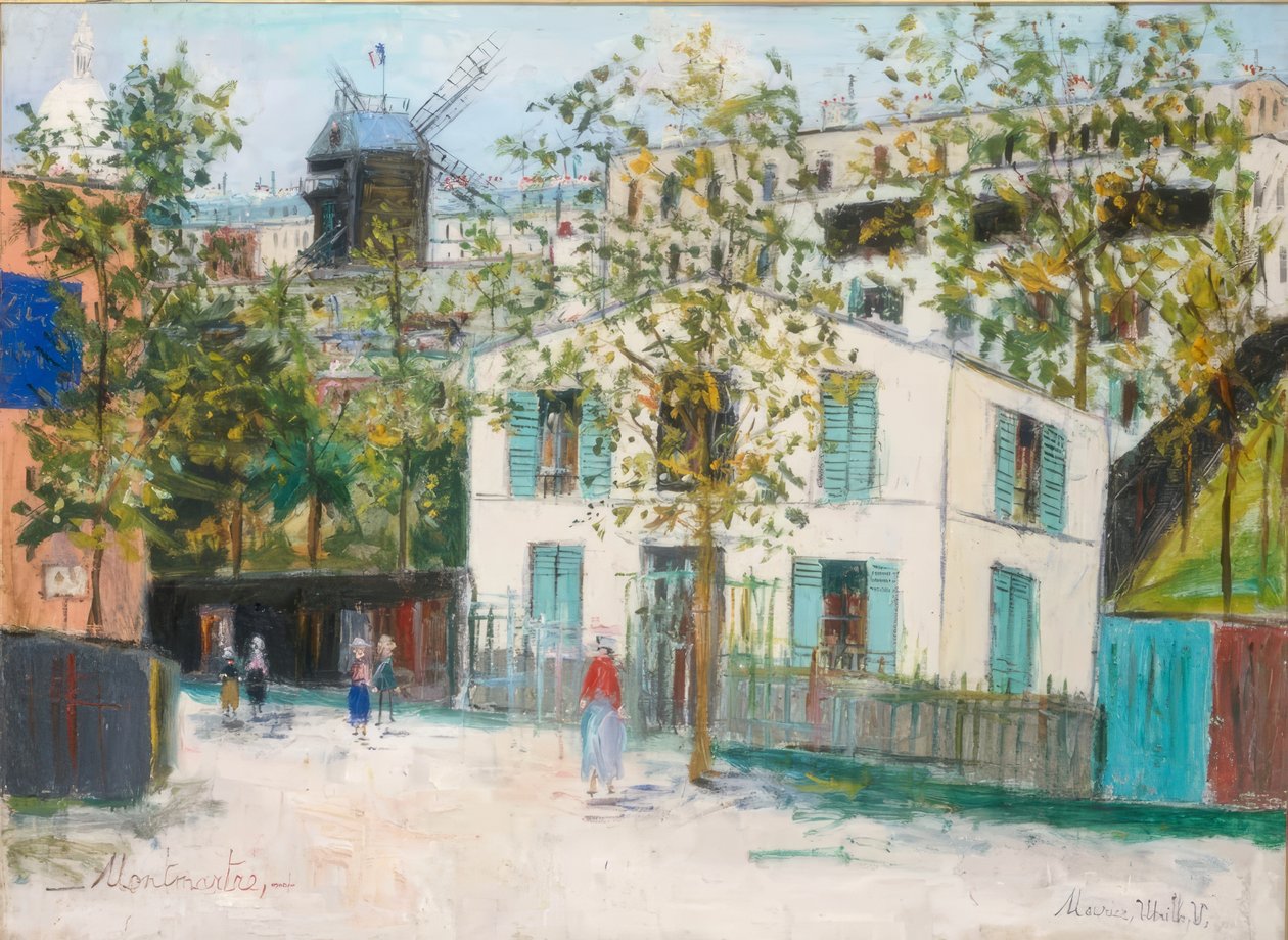 Maquis de Montmartre autorstwa Maurice Utrillo