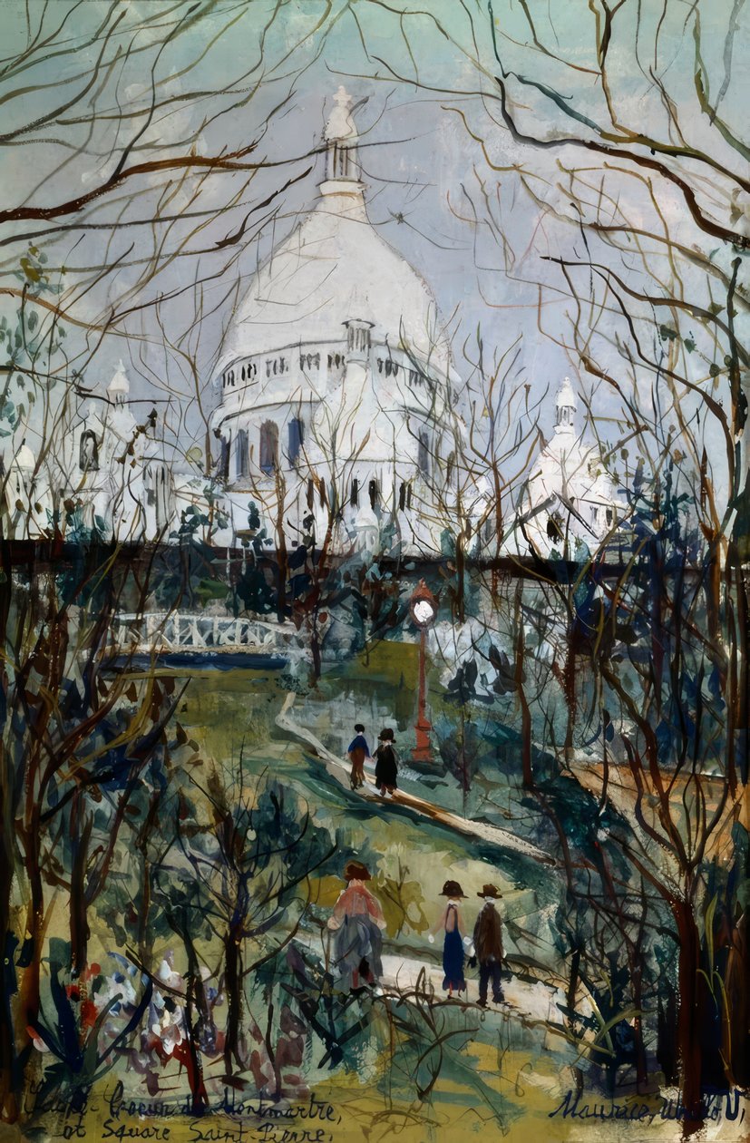 Najświętsze Serce autorstwa Maurice Utrillo