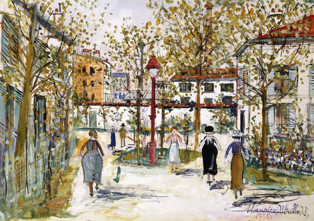 Montmartre autorstwa Maurice Utrillo