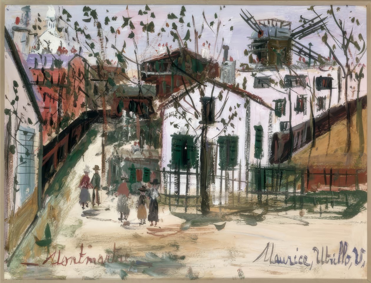 Montmartre autorstwa Maurice Utrillo