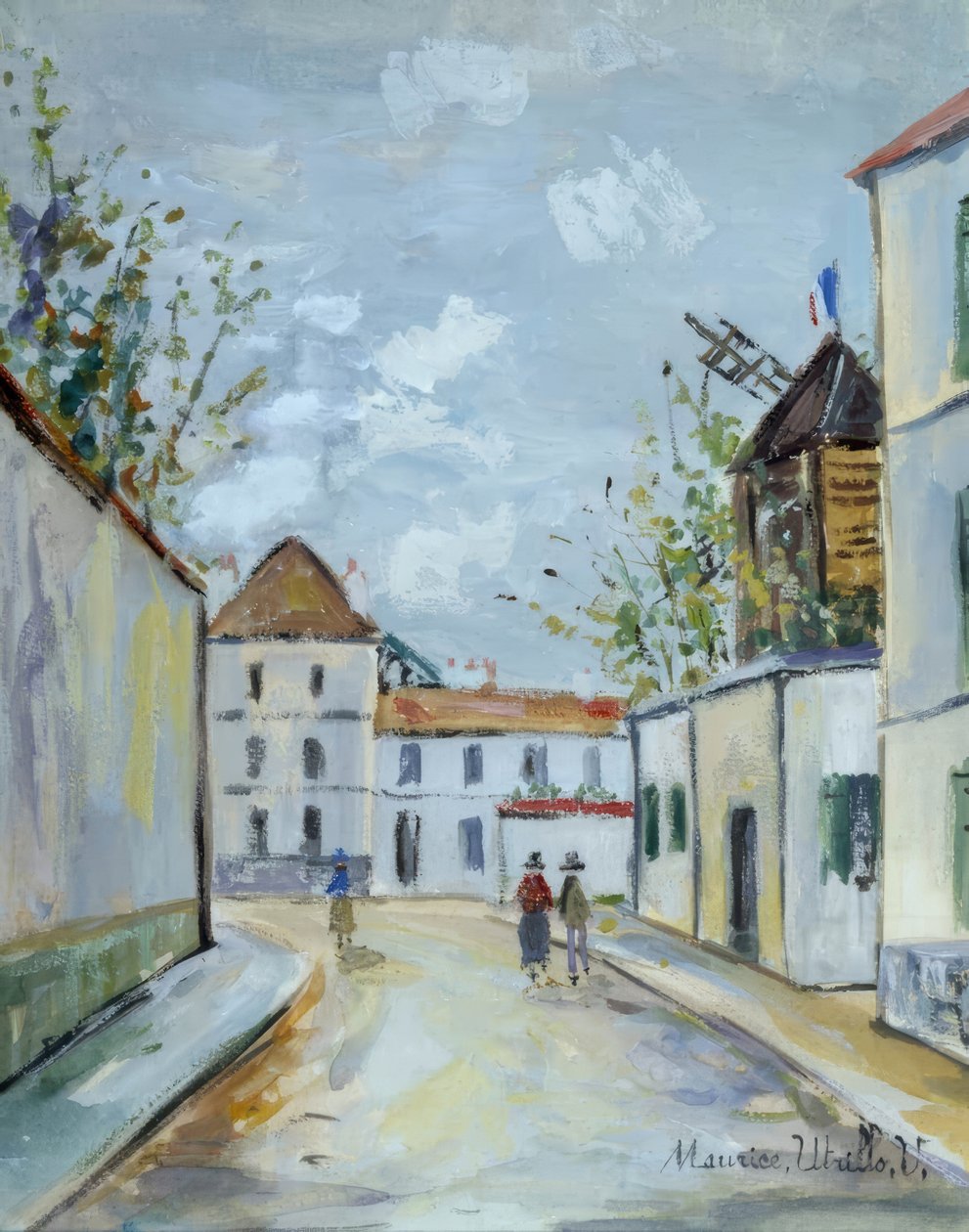 Młyn Galette autorstwa Maurice Utrillo