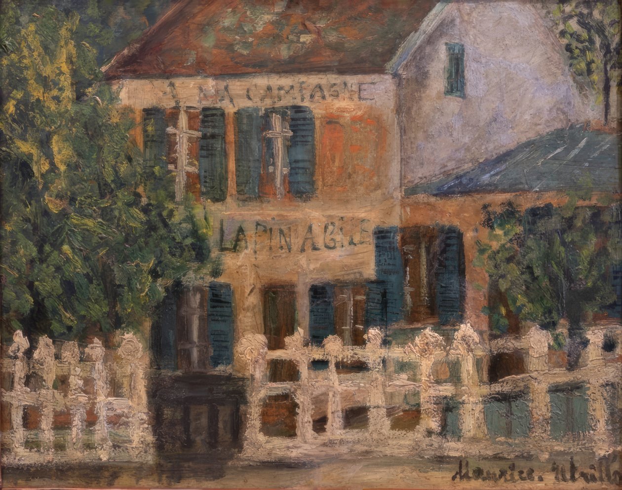 Obraz, Muzeum Calvet, Awinion, Francja autorstwa Maurice Utrillo