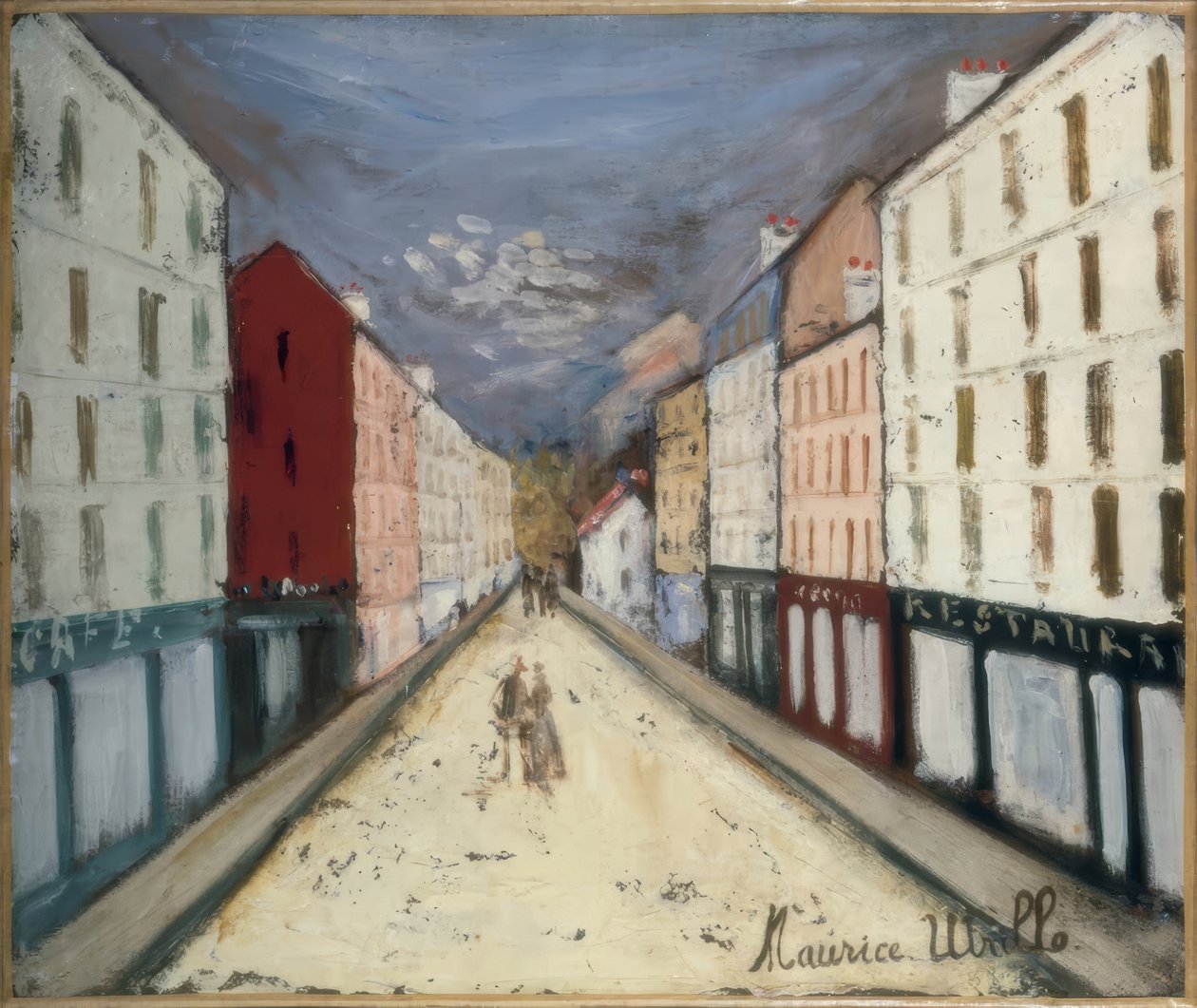 ulica Pariser Straße autorstwa Maurice Utrillo