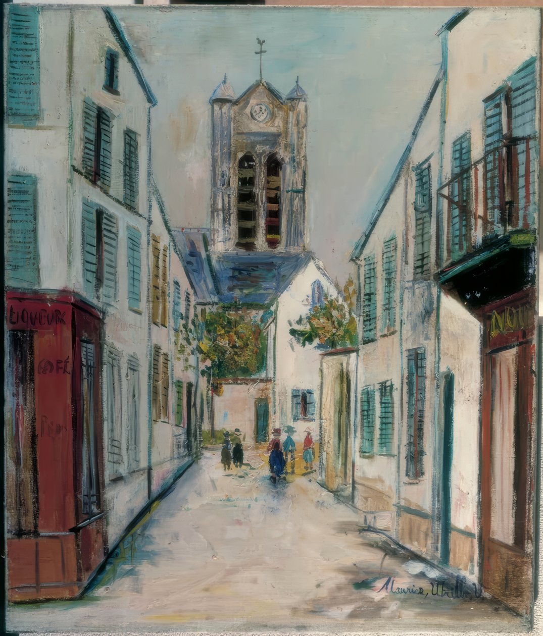 ulica Pariser Straße autorstwa Maurice Utrillo