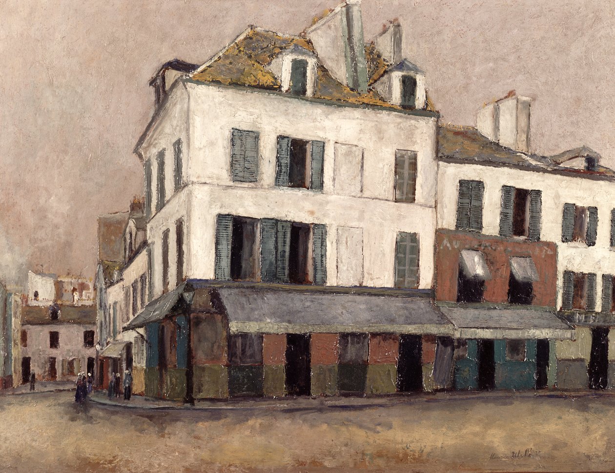 Place du Tertre na Montmartre autorstwa Maurice Utrillo