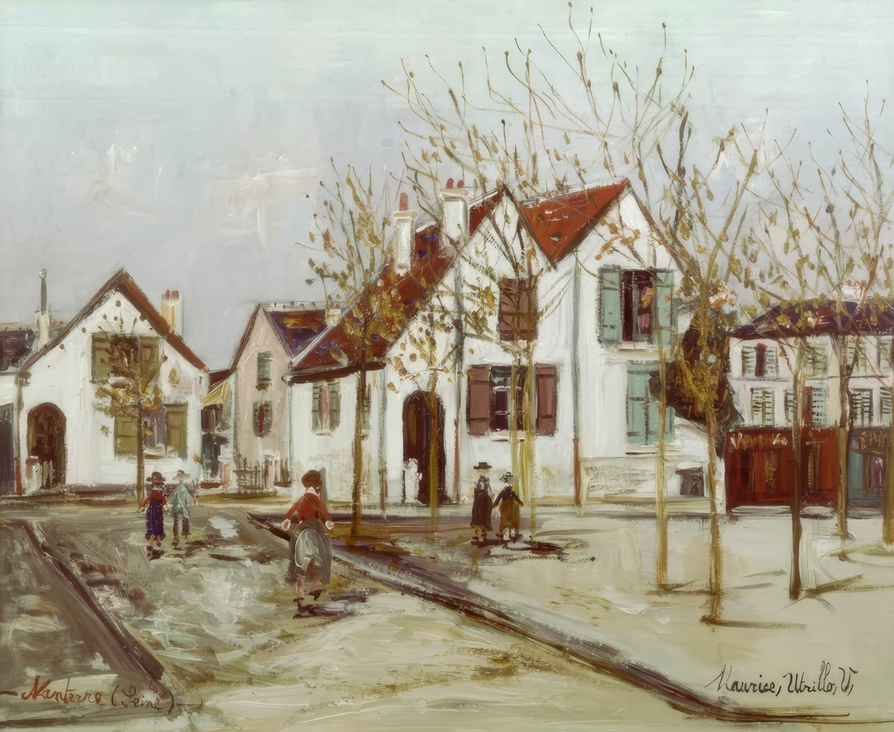 Miejsce w Nanterre autorstwa Maurice Utrillo