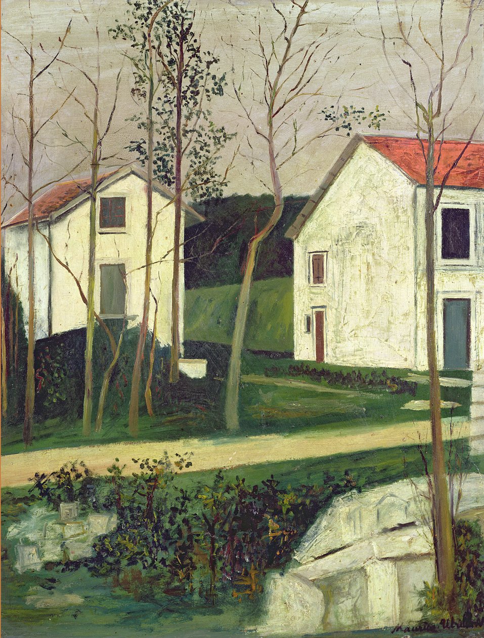 Ravin de Presles (olej na płótnie) autorstwa Maurice Utrillo